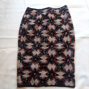 ASTR Sequins Skirt small multicolor